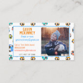 サッカーがキックしようキッド連絡ズ コーリングカード (裏面)