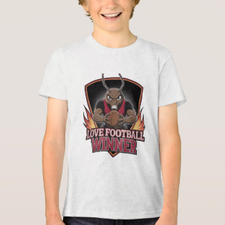 サッカーが大好きです トライブレンドTシャツ