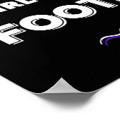 サッカーが大好きな女の子を甘く見てはいけない ポスター (角)