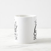 サッカーが大好きな女の子 コーヒーマグカップ (中央)