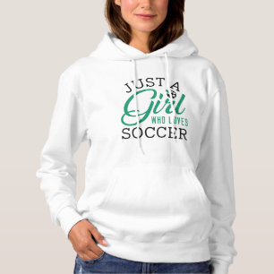 サッカーが大好きな女の子 パーカ