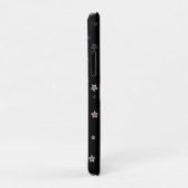 サッカーが大好き可愛いスター柄の女パーソナライズされたの子 Case-Mate iPhoneケース (裏面/右)