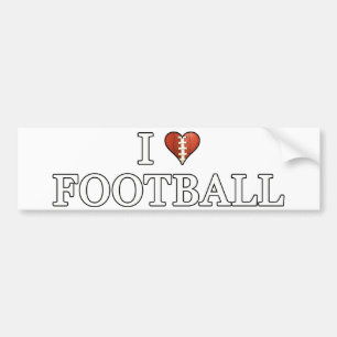 サッカーが大好き バンパーステッカー