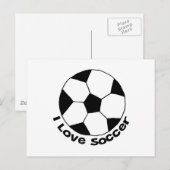 サッカーが大好き ポストカード (正面/裏面)