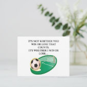 サッカーが大好き ポストカード (スタンド正面)