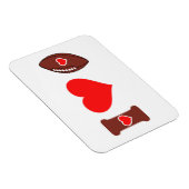 サッカーが大好き マグネット (右側)