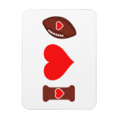 サッカーが大好き マグネット (縦)