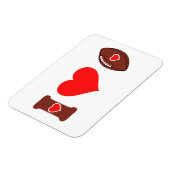 サッカーが大好き マグネット (左側)