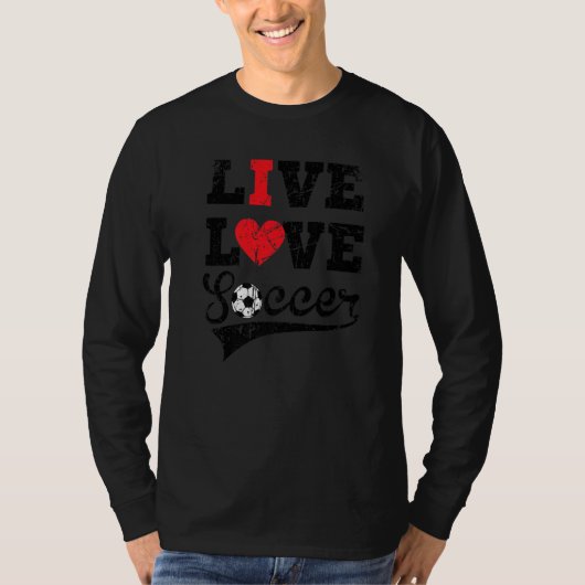 サッカーが大好き Tシャツ (正面)