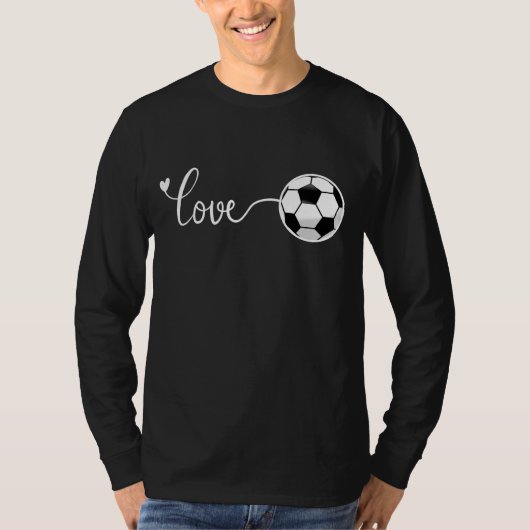 サッカーが大好き Tシャツ (正面)
