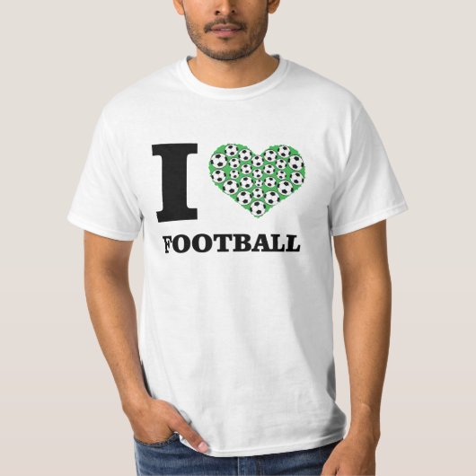 サッカーが大好き Tシャツ (正面)