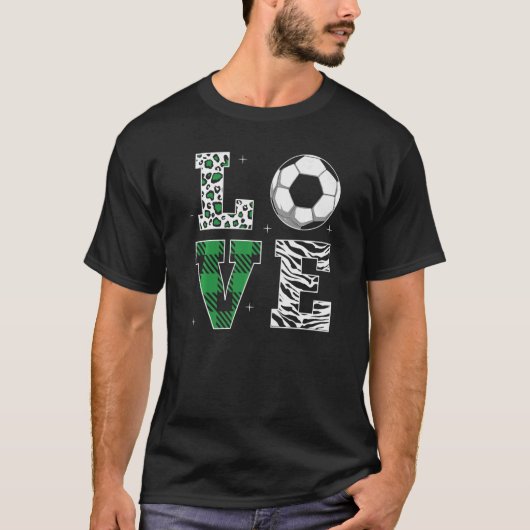 サッカーが大好き Tシャツ (正面)