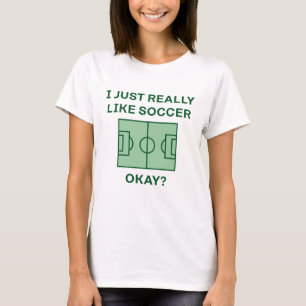 サッカーが大好き Tシャツ