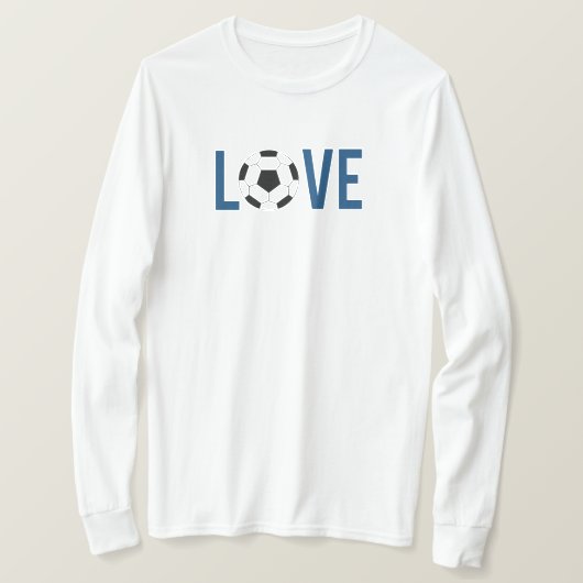 サッカーが好きだ Tシャツ (デザイン正面)