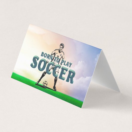 サッカーが好きでたまらない 名刺 (裏面)