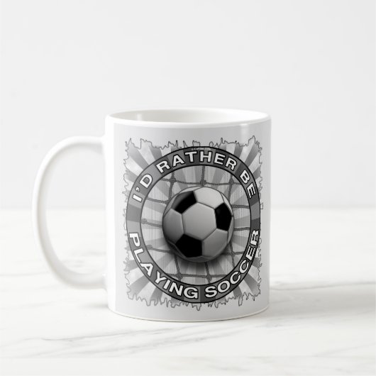 サッカーが好きなら  コーヒーマグカップ (左)