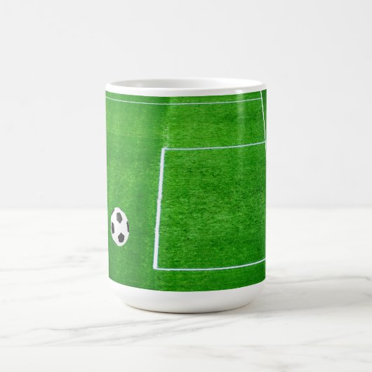 サッカーが好空白のき コーヒーマグカップ (中央)