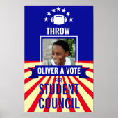 サッカーが投票ポスターを投げる ポスター (正面)