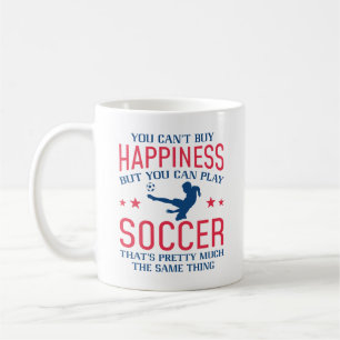 サッカーが遊できる コーヒーマグカップ