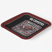 サッカーきらきら光るパーティービッグゲームボウルゲームチケット ペーパープレート (傾斜あり)