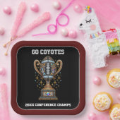 サッカーきらきら光るパーティービッグゲームボウルゲームトロフィー ペーパープレート (パーティー)