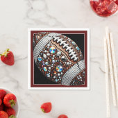 サッカーきらきら光るパーティービッグゲームボウルゲーム スタンダードカクテルナプキン (インサイチュ)