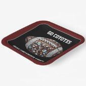 サッカーきらきら光るパーティービッグゲームボウルゲーム ペーパープレート (傾斜あり)