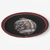 サッカーきらきら光るパーティービッグゲームボウルゲーム ペーパープレート (アングル)