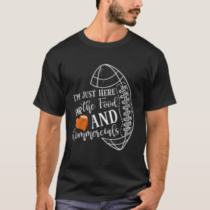 サッカーことわざ食べ物とComのためにちょうど来ている Tシャツ