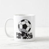 サッカーじゃない!ボールシャツ コーヒーマグカップ (左)