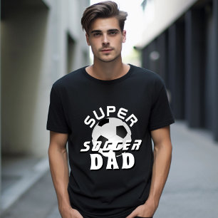 サッカーすごいパパサッカースポーティ父親 Tシャツ