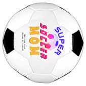 サッカーすごいママサッカースポーツ母の日 サッカーボール (回転)