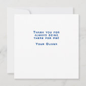 サッカーすごいママサッカースポーティ母のデイカード (裏面)