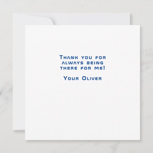 サッカーすごいママサッカースポーティ母のデイカード (裏面)