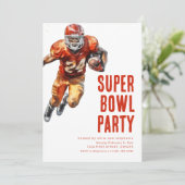 サッカーすごい選手とのボールパーティー招待状 招待状 (スタンド正面)