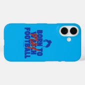 サッカーする女の子は生まれつきだ Case-Mate iPhoneケース (裏面 (横))