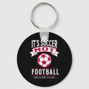 サッカーだ！フットボールじゃない！USAサッカーへようこそ キーホルダー