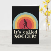 サッカーって呼ばれてる面白い足 カード (黄色い花)