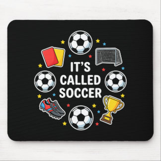 サッカーって言うんだよね Funny Sticker Style Footll Dete マウスパッド