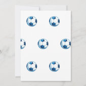 サッカーで遊ぼう!お誕生日パーティー 招待状 (裏面)