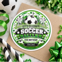 サッカーで5歳の誕生日を祝おう | スポーツテーマのキッズパーティー