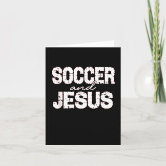 サッカーとイエスのキリスト教の名言 聖書 カード