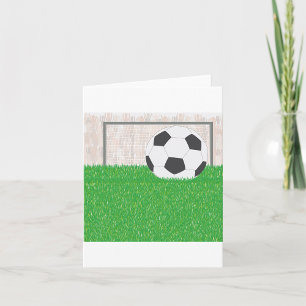 サッカーとゴール カード