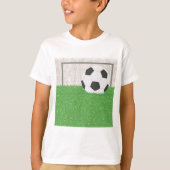 サッカーとゴール Tシャツ (正面)