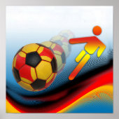 サッカーとサッカーのダイナミクス小 ポスター (正面)