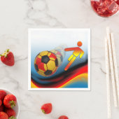 サッカーとサッカーのダイナミクス スタンダードカクテルナプキン (インサイチュ)