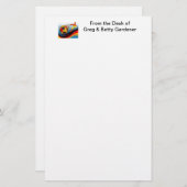 サッカーとサッカーのダイナミクス 便箋 (正面/裏面)