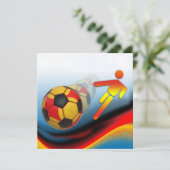 サッカーとサッカーのダイナミクス 招待状 (スタンド正面)