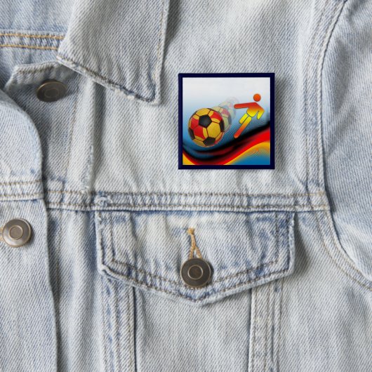 サッカーとサッカーのダイナミクス 缶バッジ (インサイチュ)