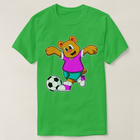 サッカーとスポーツの勝負 Tシャツ (デザイン正面)